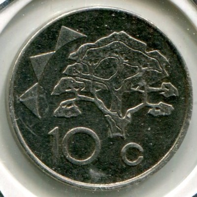 Монета Намибия 10 центов 1998 год.