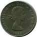 Монета Великобритания 1 крона 1965 год."Черчилль".