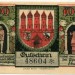 Банкнота город Цербст 100 пфеннигов 1921 год.