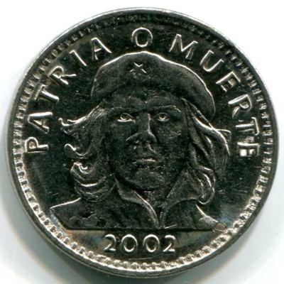 Монета Куба 3 песо 2002 год. Эрнесто Че Гевара
