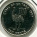 Монета Эритрея 10 центов 1997 год. Страус