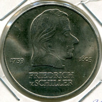 Монета ГДР 20 марок 1972 год.