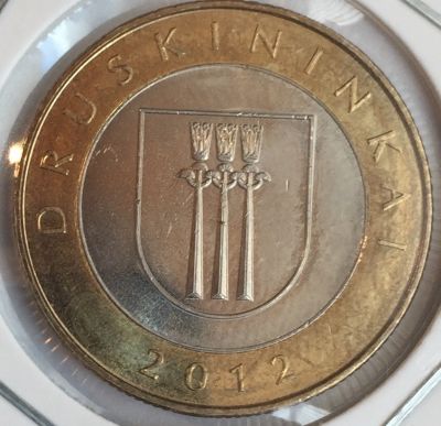 Монета Литва 2 лита 2013 год