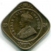 Монета Индия 2 анны 1926 год. Король Георг V
