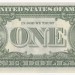 США, банкнота 1 доллара 1957 г. №1