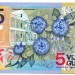 Банкнота Суринам 5 гульденов 2000 год. 