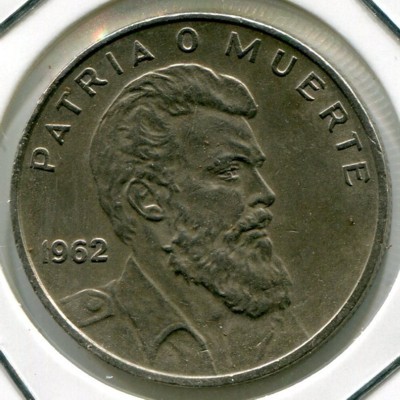 Монета Куба 40 сентаво 1962 год.
