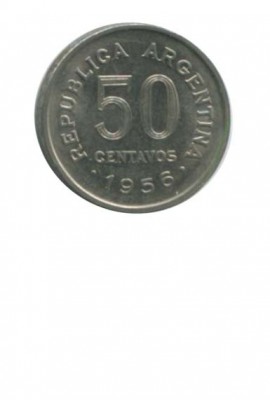 Аргентина 50 сентаво 1956 г.