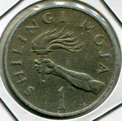 Монета Танзания 1 шиллинг 1981 год.