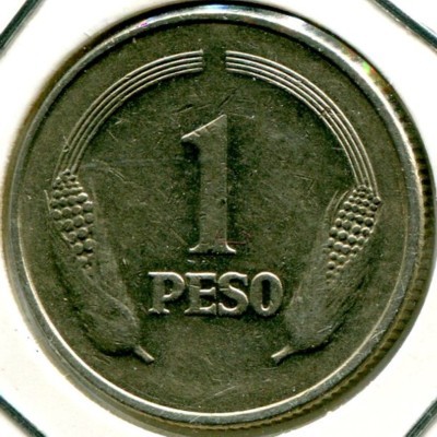 Монета Колумбия 1 песо 1979 год.