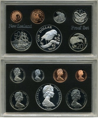 Новая Зеландия, годовой набор монет 1984 г.