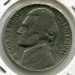 Монета США 5 центов 1941 год.