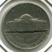 Монета США 5 центов 1941 год.
