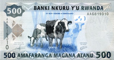 Руанда, банкнота 500 франков 2013 г.