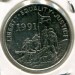 Монета Эритрея 5 центов 1997 год.