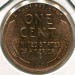 Монета США 1 цент 1958 год. D