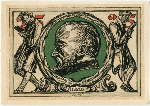 Банкнота город Арнштадт 25 пфеннигов 1921 год.