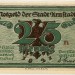 Банкнота город Арнштадт 25 пфеннигов 1921 год.