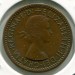 Монета Великобритания 1 фартинг 1954 год.