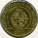 Монета Уругвай 5 песо 2011 год.