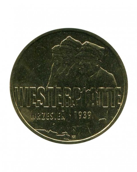 2 злотых, Сентябрь 1939 г. Вестерплатте 2009 г.