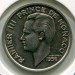 Монета Монако 100 франков 1956 год.