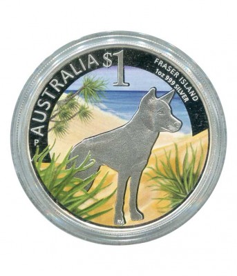 Австралия, 1 доллар 2013 г. Остров Фрейзер