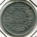 Монета Франция 5 франков 1949 год. B