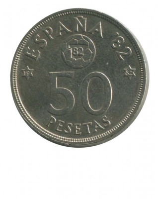 Испания 50 песет 1982 г.