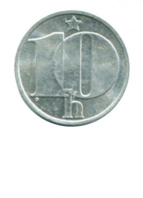 Чехословакия 10 геллеров 1987 г.