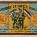 Банкнота Штайнфельд 50 пфеннигов 1920 год.