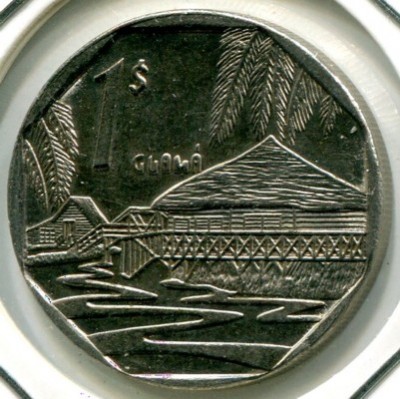 Монета Куба 1 песо 1998 год.