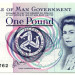 Банкнота Остров Мэн 1 фунт 1991 год.