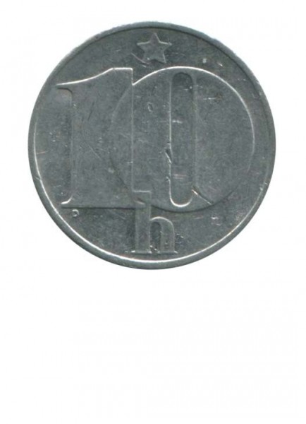 Чехословакия 10 геллеров 1989 г.