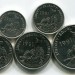 Эритрея набор из 5-ти монет.