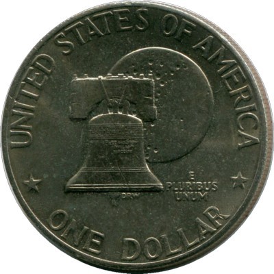 Монета США 1 доллар 1976 год. 200 лет независимости США.