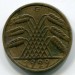 Монета Германия 10 рейхспфеннигов 1929 год. G