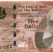 Банкнота Багамские острова 5 долларов 2007 год. 