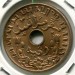 Монета Нидерландская Индия 1 цент 1945 год.