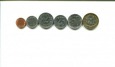 Венесуэла набор 6 монет