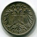 Монета Австрия 10 геллеров 1915 год.