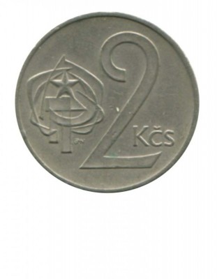 Чехословакия 2 кроны 1975 г.