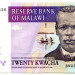 Банкнота Малави 20 квач 2009 год.
