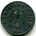 Монета Германия 1 пфенниг 1943 год. A