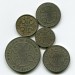 Колумбия набор 5 монет 1921 год. Лепрозорий