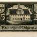 Банкнота город Бельгерн 25 пфеннигов 1921 год.